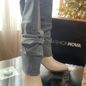 Fashion Nova Gray Denim Jeans